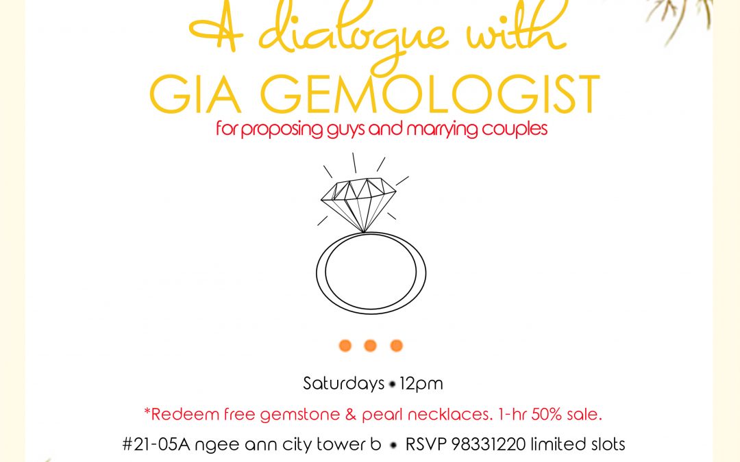 “A Dialogue with GIA Gemologist” Every Saturdays