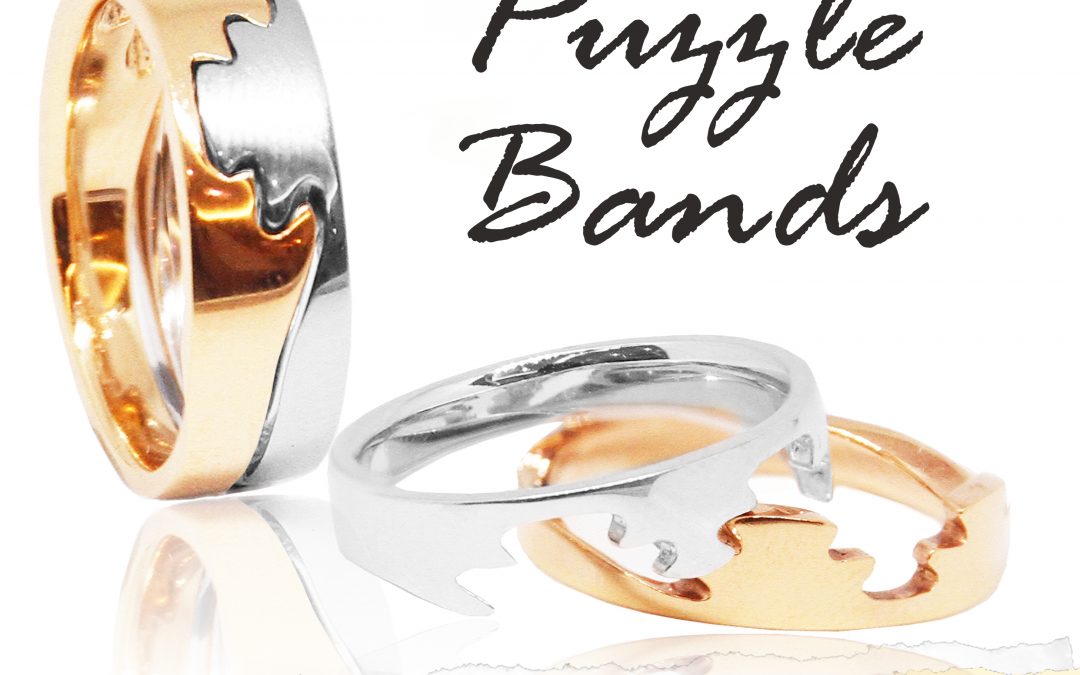 eClarity Unique Wedding Bands – Puzzle Bands