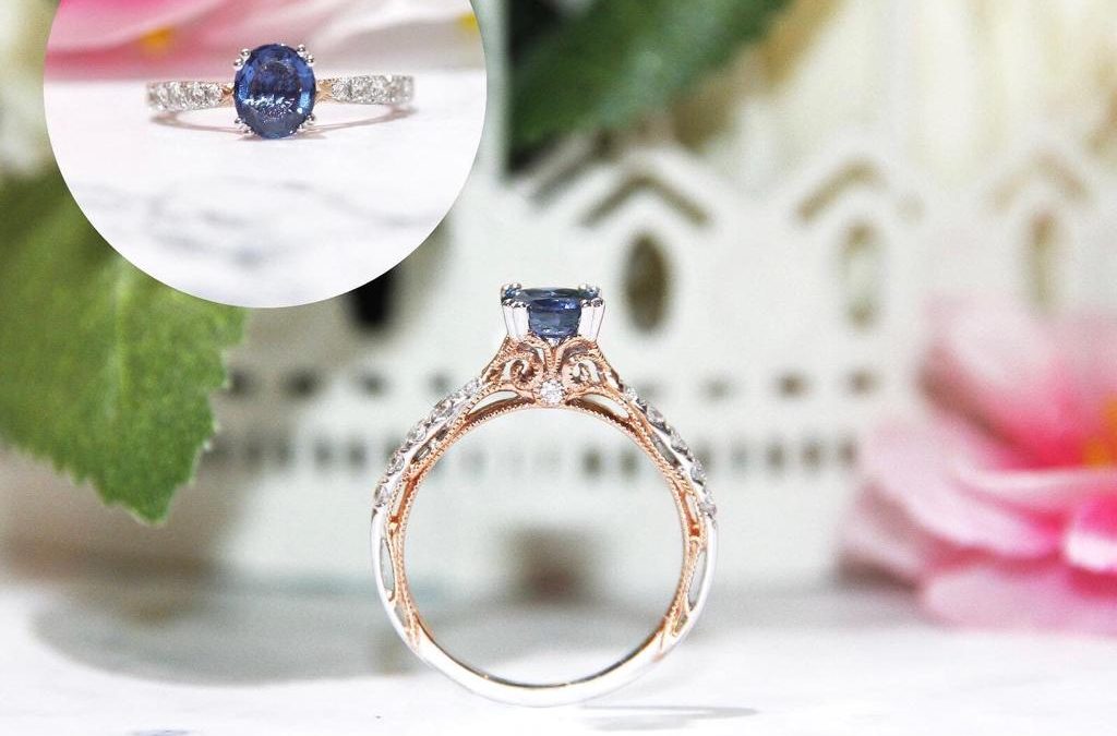 eClarity Vintage Ring Setting Designs Collection in 18k Gold